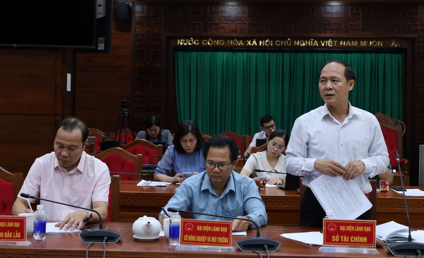 Sở Tài chính báo cáo